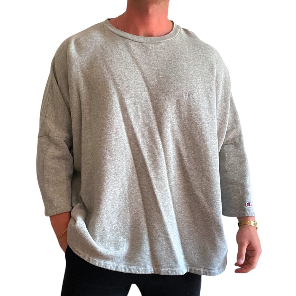 Oversized Champion Sweater 3/4 sleeve